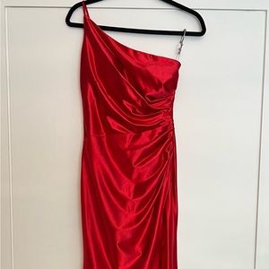 Terry Costa Red Prom Party Dress Size 2